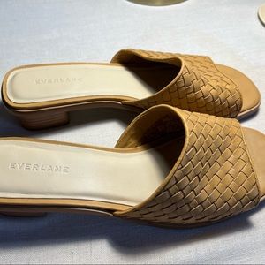 Everlane leather weave sandals